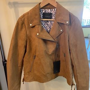 Bowery Suede Moto Jacket
